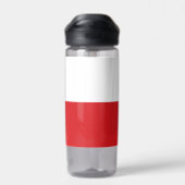 Wasserflasche mit der Flagge Tschechiens Trinkflasche (Rückseite)