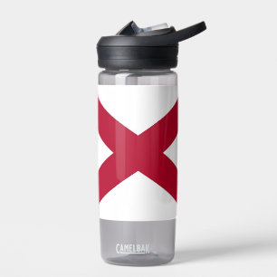 Wasserflasche mit der Flagge von Alabama, USA Trinkflasche