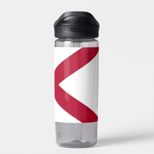 Wasserflasche mit der Flagge von Alabama, USA Trinkflasche (Rückseite)