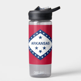 Wasserflasche mit der Flagge von Arkansas Staat, U Trinkflasche