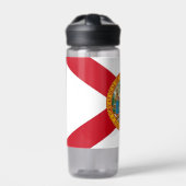 Wasserflasche mit der Flagge von Florida Staat, US Trinkflasche (Vorderseite)