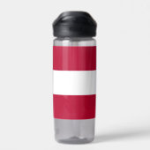 Wasserflasche mit der Flagge von Georgia Staat, US Trinkflasche (Rückseite)