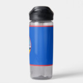 Wasserflasche mit der Flagge von Guam, USA Trinkflasche (Rückseite)