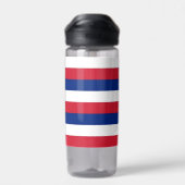 Wasserflasche mit der Flagge von Hawaii Staat, USA Trinkflasche (Rückseite)