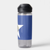 Wasserflasche mit der Flagge von Houston City, USA Trinkflasche (Rückseite)