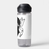 Wasserflasche mit der Flagge von Korsika, Frankrei Trinkflasche (Rückseite)