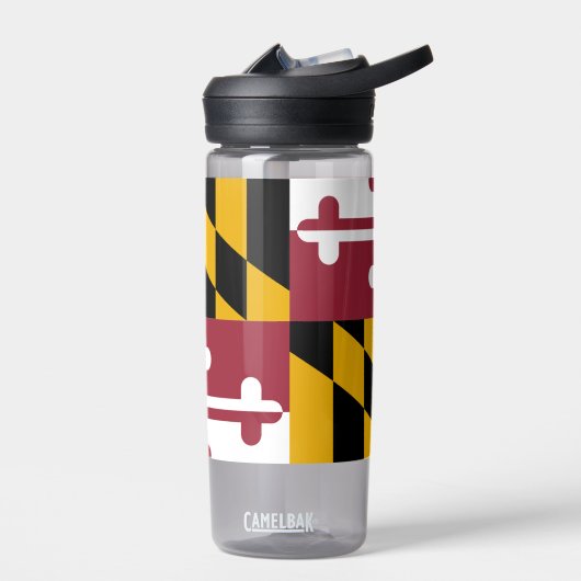 Wasserflasche mit der Flagge von Maryland Staat, U Trinkflasche (Links)