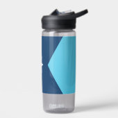 Wasserflasche mit der Flagge von Minnesota, USA Trinkflasche (Links)