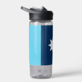 Wasserflasche mit der Flagge von Minnesota, USA Trinkflasche (Rechts)