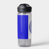 Wasserflasche mit der Flagge von New York City, US Trinkflasche (Vorderseite)