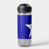 Wasserflasche mit der Flagge von San Antonio City, Trinkflasche (Vorderseite)