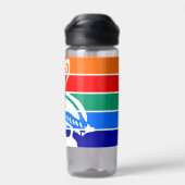 Wasserflasche mit der Flagge von St. Petersburg, F Trinkflasche (Rückseite)
