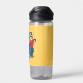 Wasserflasche mit Fahne aus New Jersey, USA Trinkflasche (Rückseite)