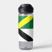 Wasserflasche mit Fahne von Monterey, USA Trinkflasche (Rückseite)