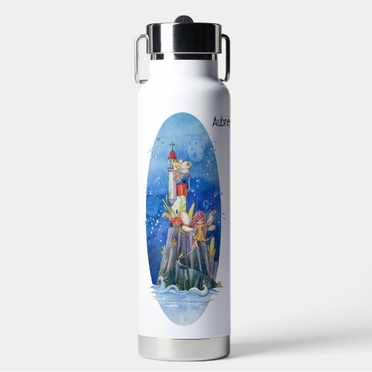 Wasserflasche mit Fairies & Lighthouse Trinkflasche (Vorderseite)