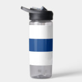 Wasserflasche mit finnischer Flagge Trinkflasche (Rechts)
