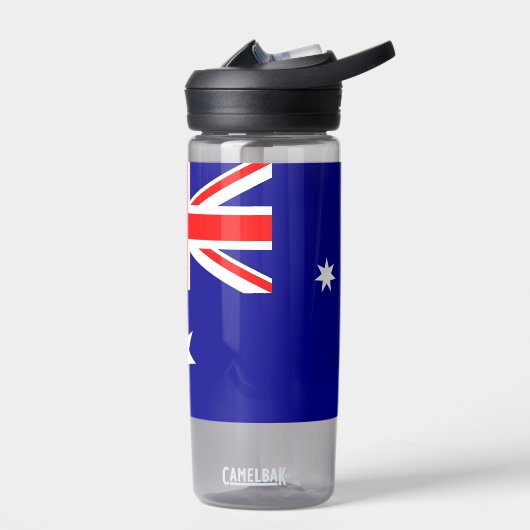 Wasserflasche mit Flagge Australiens Trinkflasche (Links)