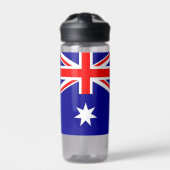 Wasserflasche mit Flagge Australiens Trinkflasche (Vorderseite)