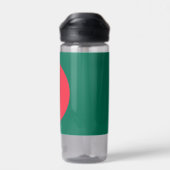 Wasserflasche mit Flagge Bangladeschs Trinkflasche (Rückseite)