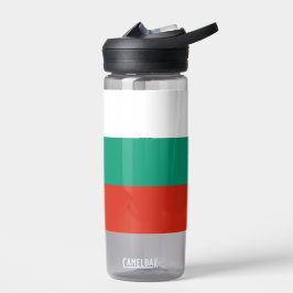 Wasserflasche mit Flagge Bulgariens Trinkflasche