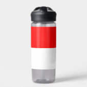Wasserflasche mit Flagge Indonesiens Trinkflasche (Vorderseite)
