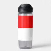 Wasserflasche mit Flagge Indonesiens Trinkflasche (Rückseite)