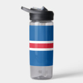 Wasserflasche mit Flagge Islands Trinkflasche (Rechts)