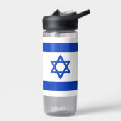 Wasserflasche mit Flagge Israels Trinkflasche (Links)