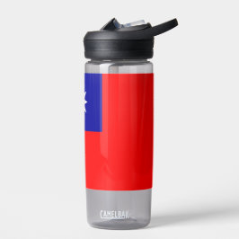 Wasserflasche mit Flagge Taiwans Trinkflasche