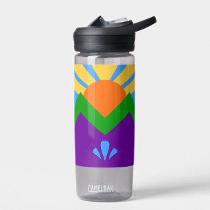 Wasserflasche mit Flagge von Manitou Springs Trinkflasche