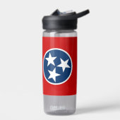 Wasserflasche mit Flagge von Tennessee, USA Trinkflasche (Links)