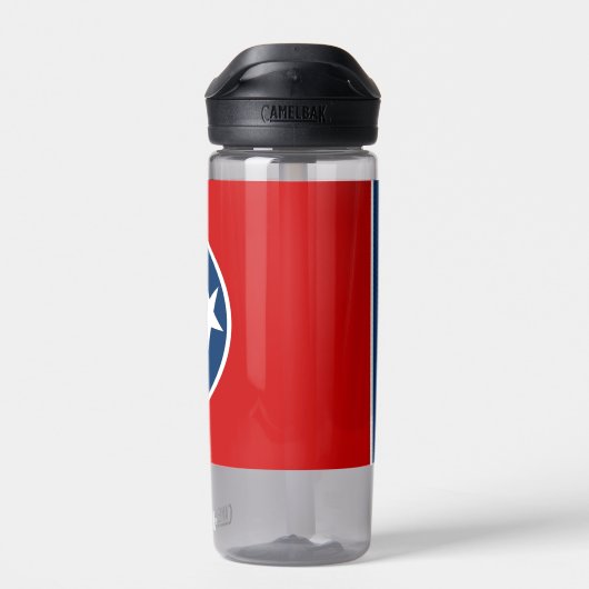 Wasserflasche mit Flagge von Tennessee, USA Trinkflasche (Rückseite)