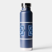 Wasserflasche mit geometrischem Quadrat Trinkflasche (Rechts)