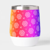 Wasserflasche mit Gone mit französischem Design (Rückseite)