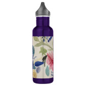 Wasserflasche mit hübschem Wasserfarbdesign Edelstahlflasche (Links)
