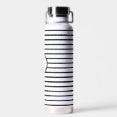 Wasserflasche mit individuellem Monogramm Trinkflasche (Rückseite)