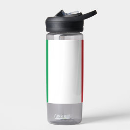 Wasserflasche mit italienischer Flagge Trinkflasche
