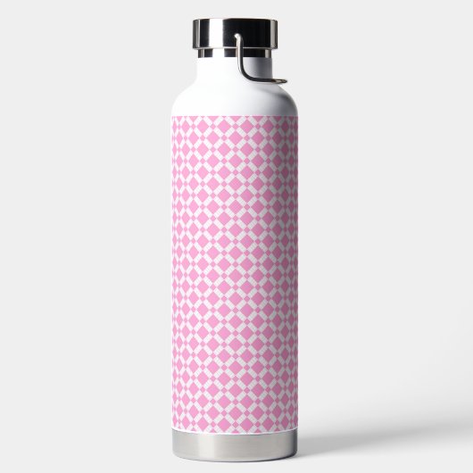 Wasserflasche mit Karomuster Trinkflasche (links)