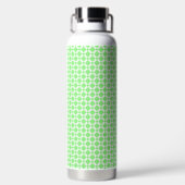 Wasserflasche mit Karomuster Trinkflasche (Rückseite)