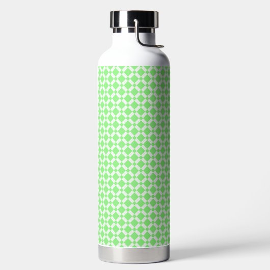 Wasserflasche mit Karomuster Trinkflasche (links)