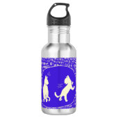 Wasserflasche mit Katzen-Design (Vorderseite)