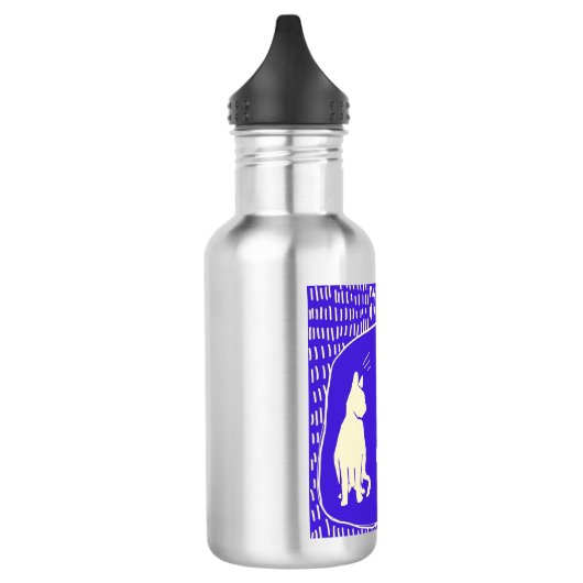 Wasserflasche mit Katzen-Design (Links)