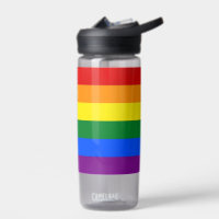 Wasserflasche mit LGBT-Flagge