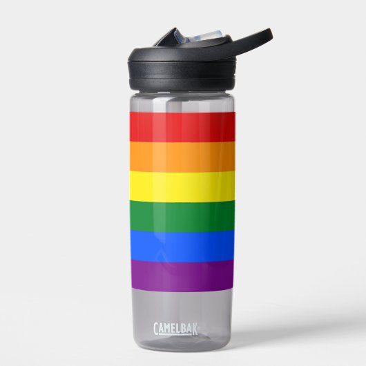 Wasserflasche mit LGBT-Flagge Trinkflasche (Links)