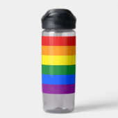 Wasserflasche mit LGBT-Flagge Trinkflasche (Rückseite)