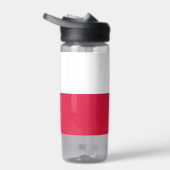 Wasserflasche mit polnischer Flagge Trinkflasche (Rechts)