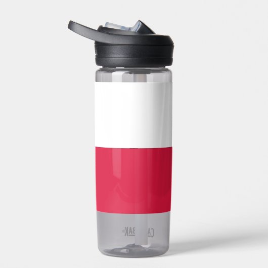 Wasserflasche mit polnischer Flagge Trinkflasche (Rechts)