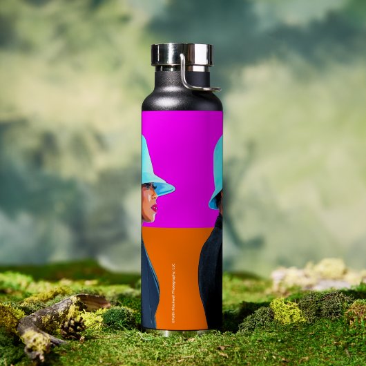 Wasserflasche mit Profil Trinkflasche (Außenbereich)