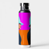 Wasserflasche mit Profil Trinkflasche (Links)