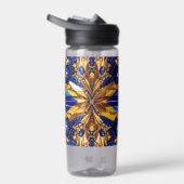 Wasserflasche mit Schweden Farbgestaltung Trinkflasche (Rechts)